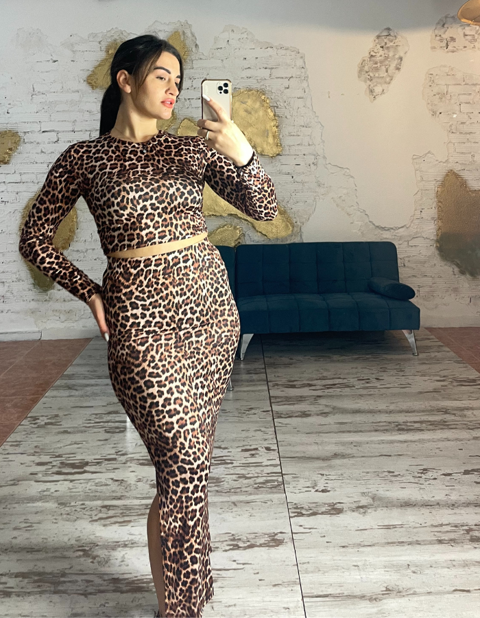 CONJUNTO ANIMAL PRINT