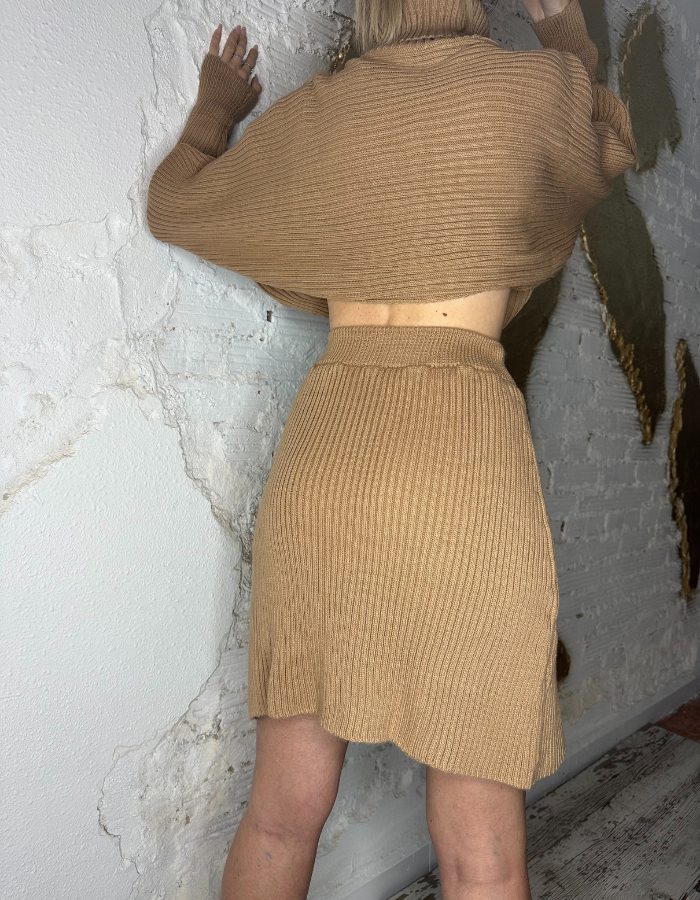 CONJUNTO GRISELA MARRON