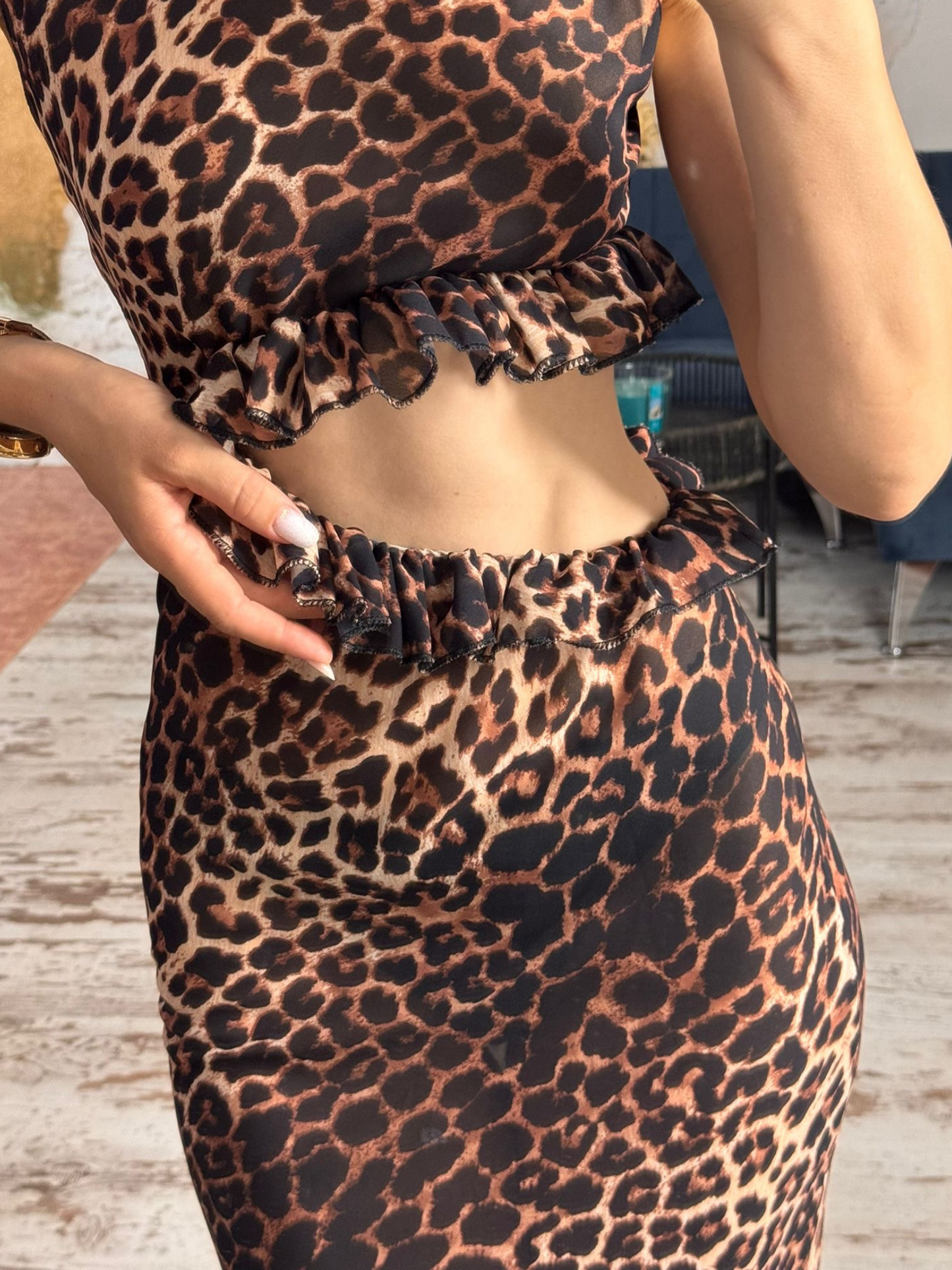 VESTIDO ESTAMPADO LEOPARDO