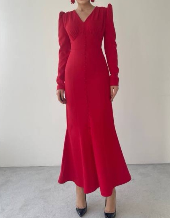 VESTIDO QUEEN ROJO