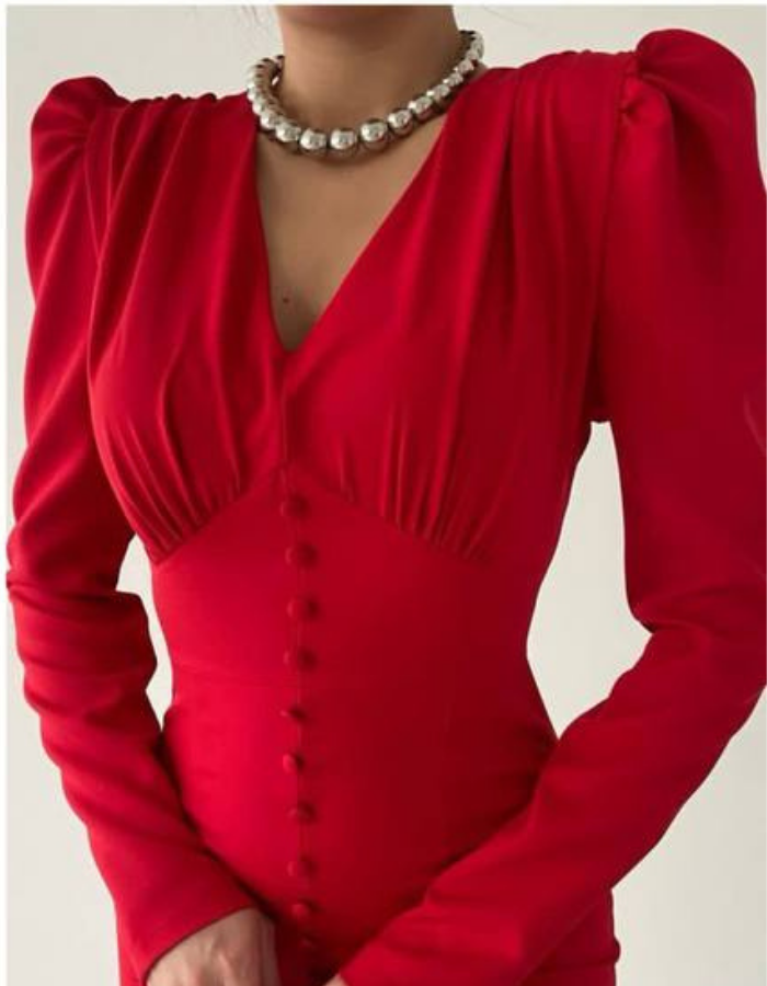 VESTIDO QUEEN ROJO