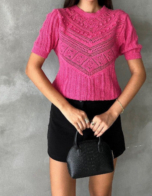 CAMISETA CROCHET